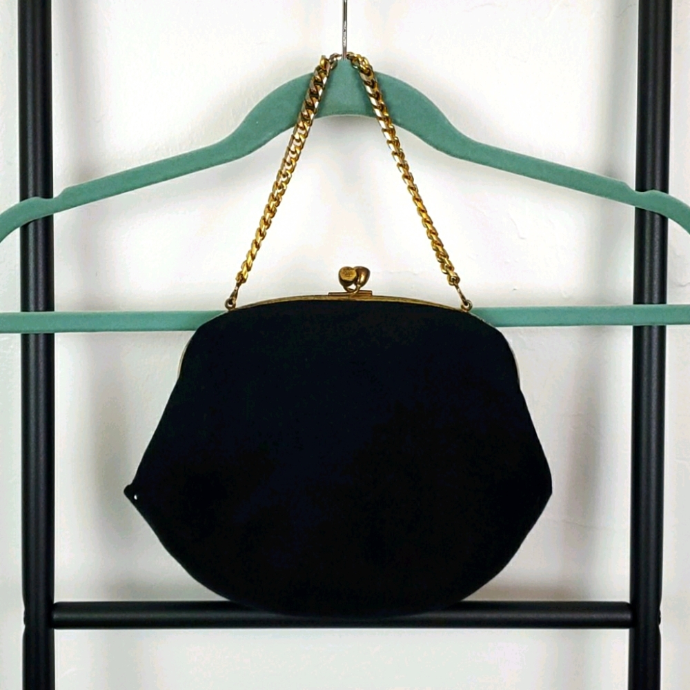 Vintage Coblentz bag velvet metal detail purse